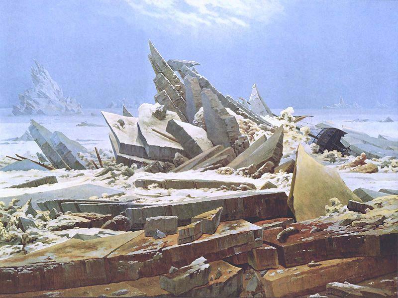 Caspar David Friedrich The Sea of Ice oil painting picture